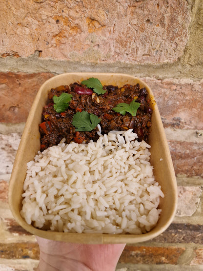 All Plant Chilli with Rice (Vegan)