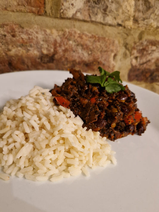 All Plant Chilli with Rice (Vegan)