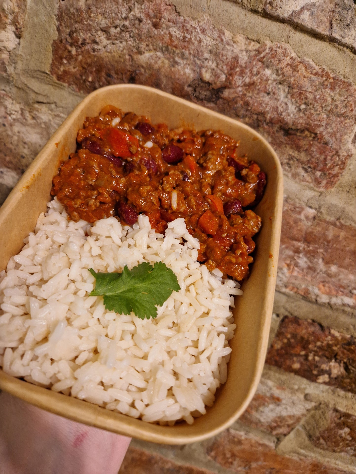 Beef Chilli with Rice