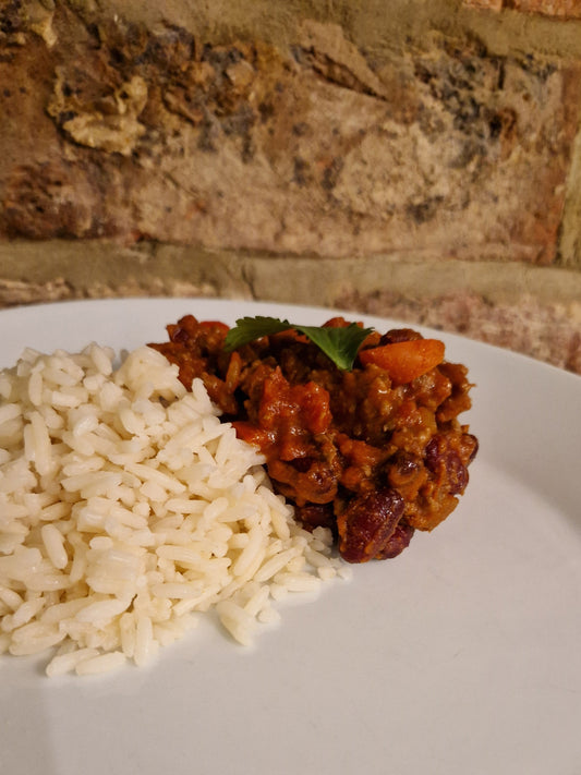 Beef Chilli with Rice