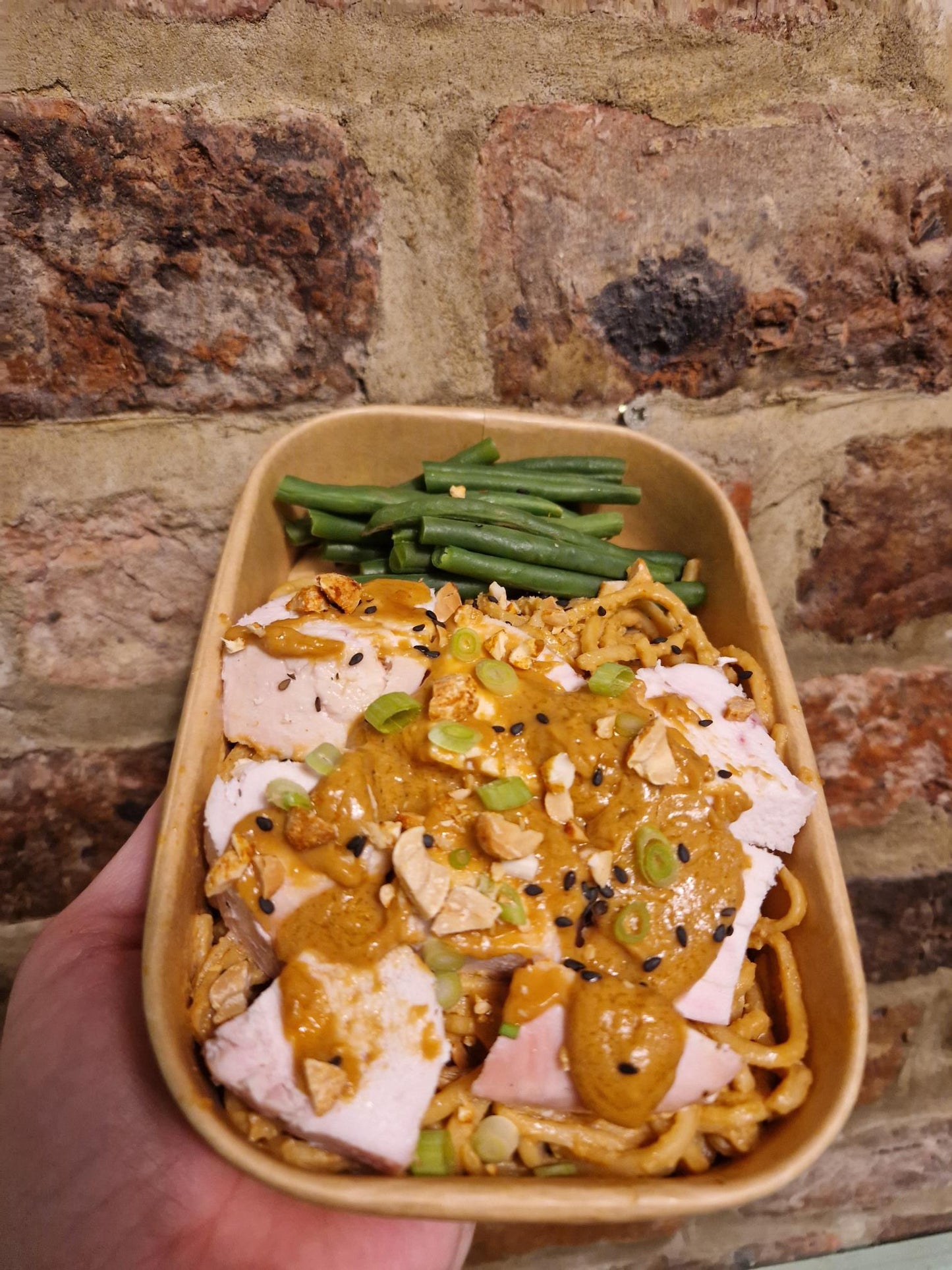 Chicken Satay and Noodles