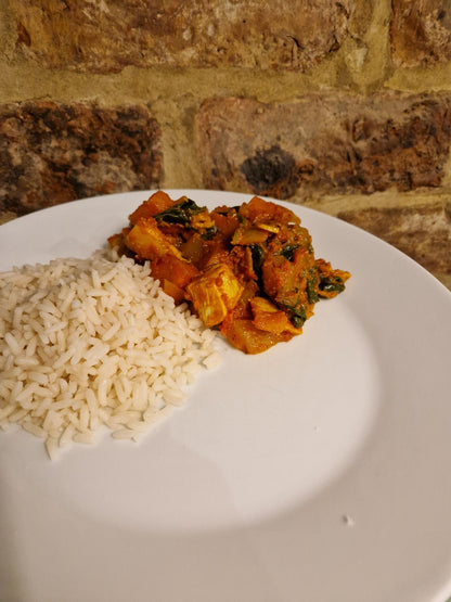 Chicken + Sweet Potato Curry with Rice